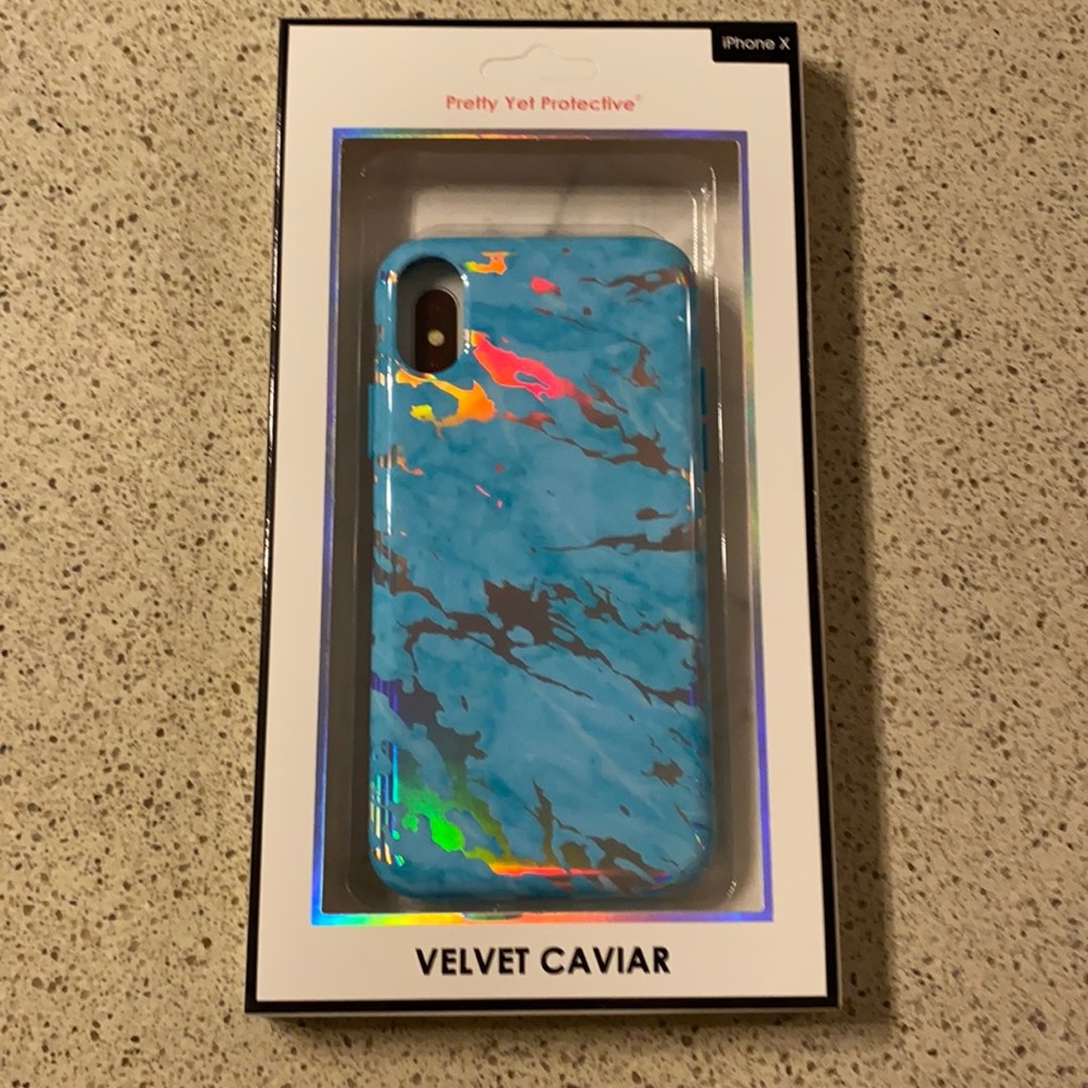 Velvet caviar iPhone X case